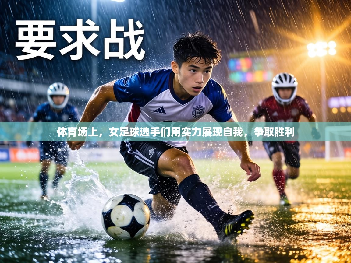 体育场上，女足球选手们用实力展现自我，争取胜利  第1张