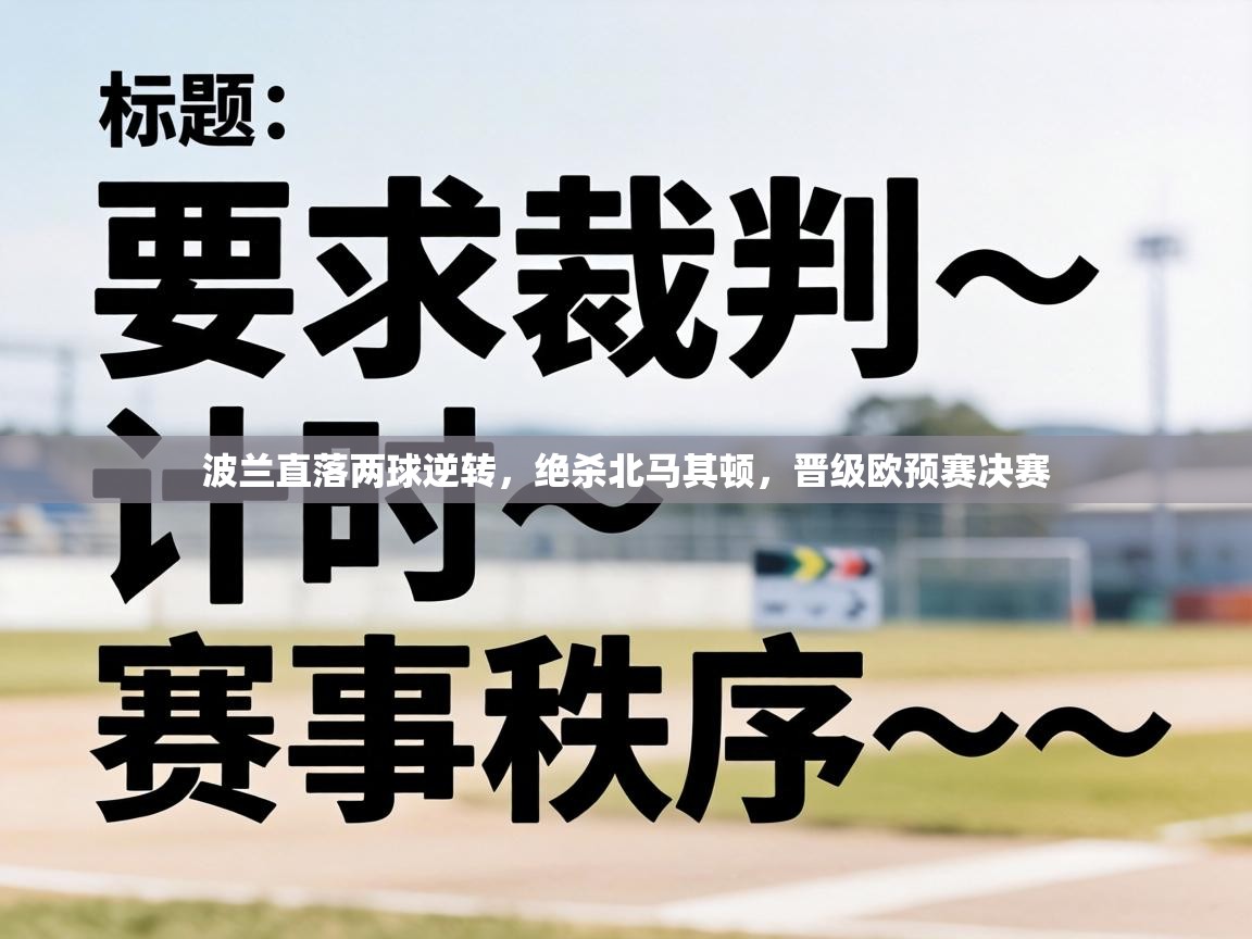 波兰直落两球逆转,绝杀北马其顿,晋级欧预赛决赛 第2张